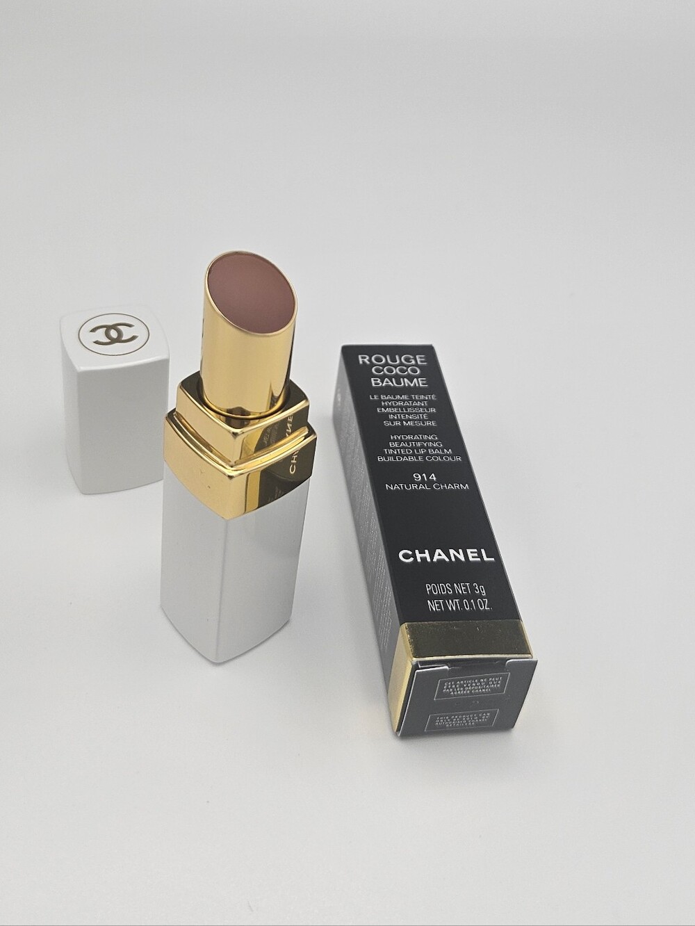 Brand New CHANEL Rouge Coco Baume Lipstick - Natural Charm